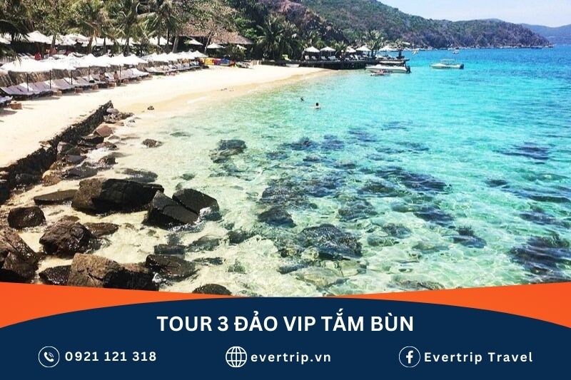 bãi mini trong tour 3 đảo vip mini beach