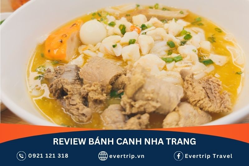 bánh canh cua nha trang đầy ắp hấp dẫn với rất nhiều thịt cua