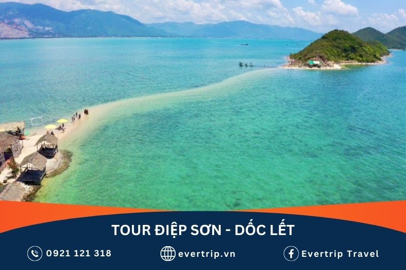 chụp ảnh cùng con đường giữa biển là trải nghiệm độc đáo của tour du lịch điệp sơn