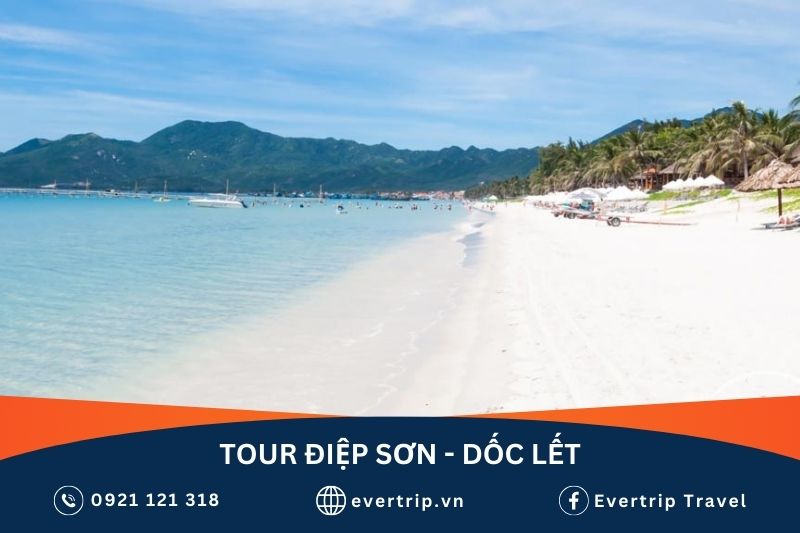 bãi biển dốc lết trong tour đi điệp sơn