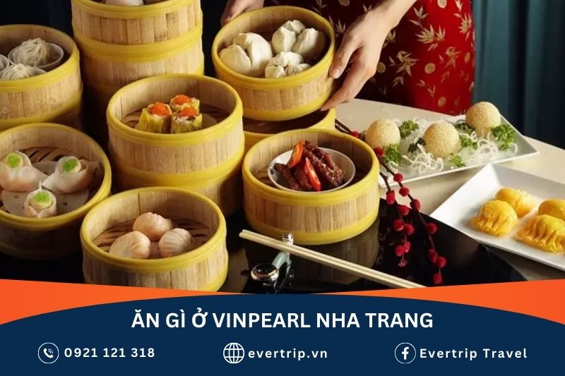 các món dimsum tại Bách Giai - nhà hàng trong Vinpearl Nha Trang