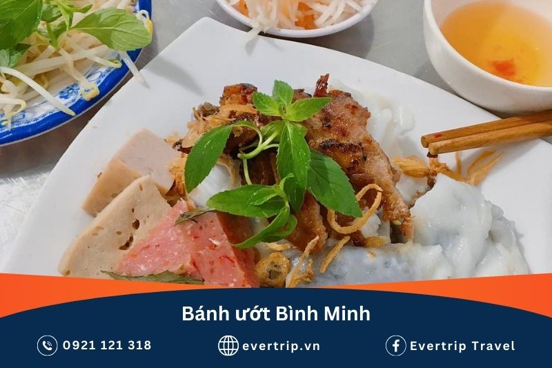 Bánh ướt chồng dĩa Nha Trang - Bình Minh