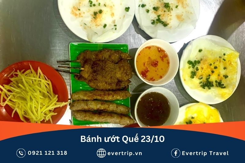 bánh ướt Quế 23/10 - bánh ướt nóng nha trang