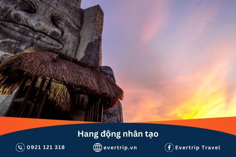 hang động nhân tạo tại chùa Diên Khánh