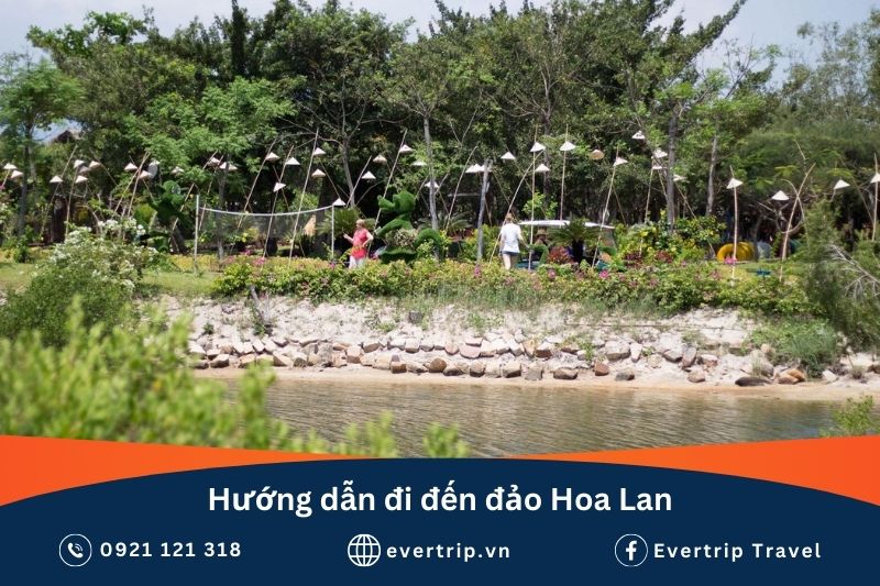 con đường nón lá tại đảo hoa lan