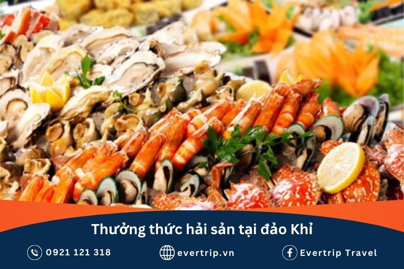 hải sản tại đảo khỉ