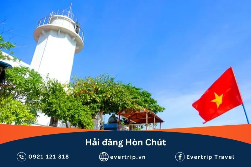 hải đăng hòn chút trên đảo bình hưng