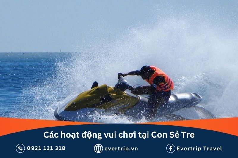 các hoạt động vui chơi trên biển