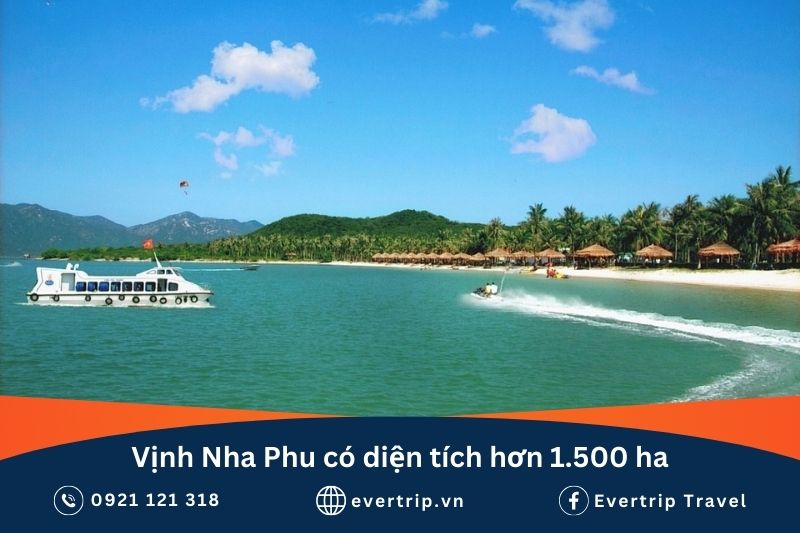 Vịnh Nha Phu có diện tích hơn 1.500 ha