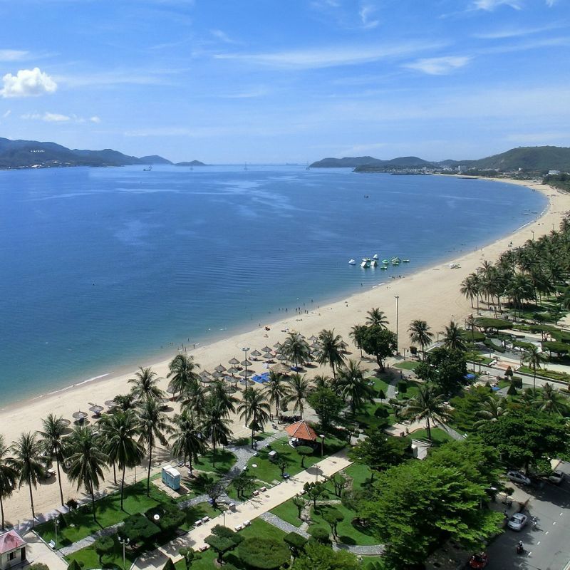 phong cảnh biển nha trang