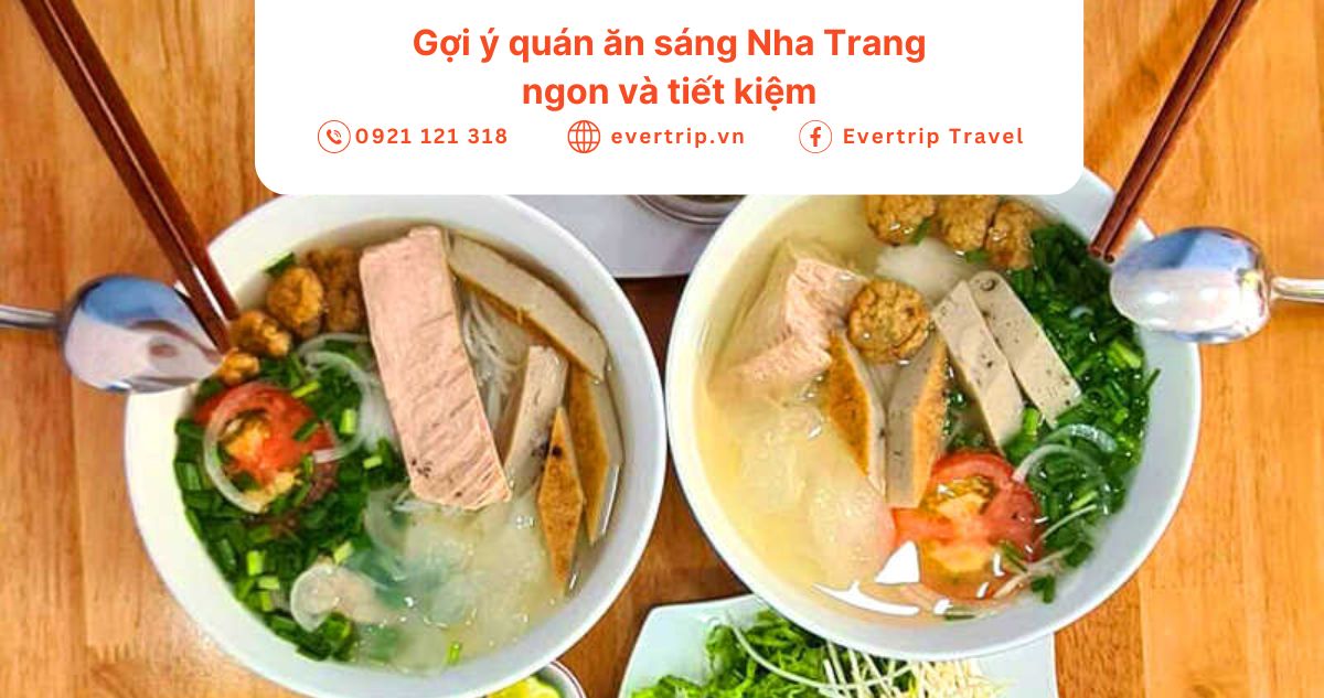 bún cá là món ăn sáng nha trang phổ biến