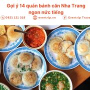 ảnh bìa bánh căn nha trang