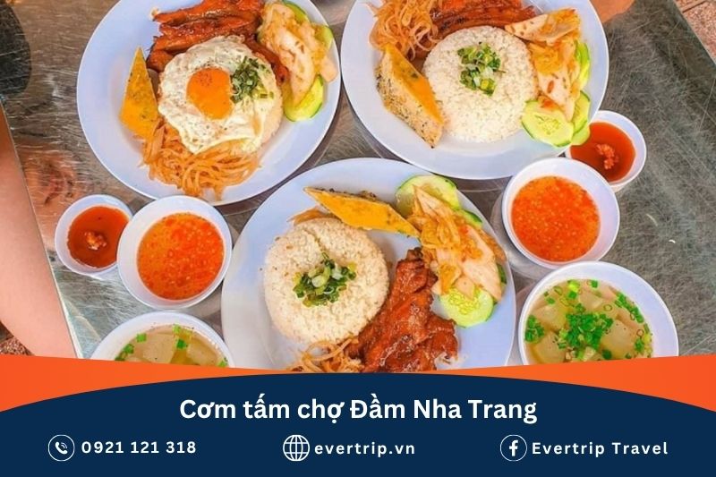 cơm tấm chợ đầm nha trang
