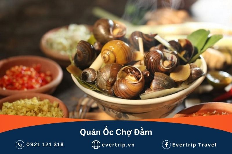 quán ốc vỉa hè ngon ở nha trang