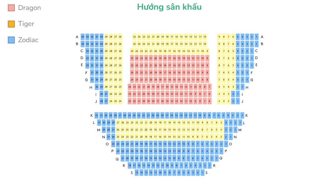 sơ đồ ghế nhà hát đó nha trang