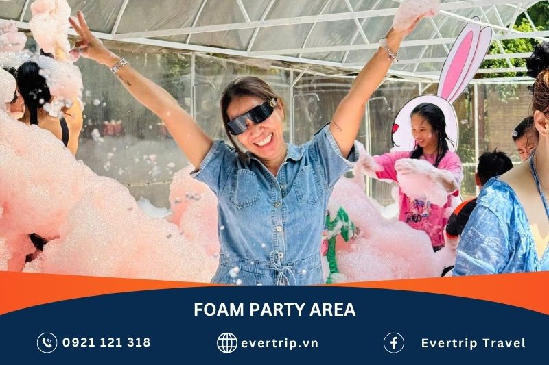 foam party at coral bay nha trang
